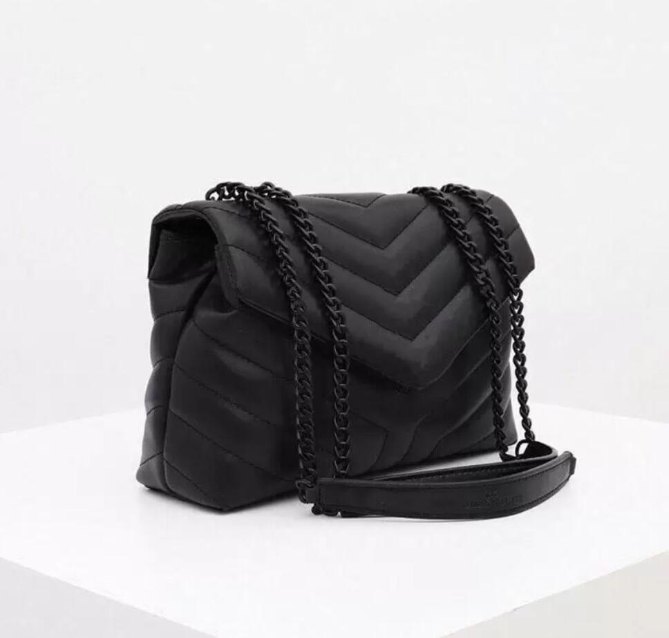 

luxury handbag shoulder bag brand LOULOU Y-shaped designer seam leather ladies metal Chain high quality clamshell messenger gift box wholesale, Other colors