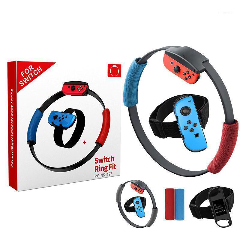 

New Switch Somatosensory Yoga Fitness Ring Anti-Slip Grips Adjustable Leg Strap Set For Ring Fit Adventure Sport Game1