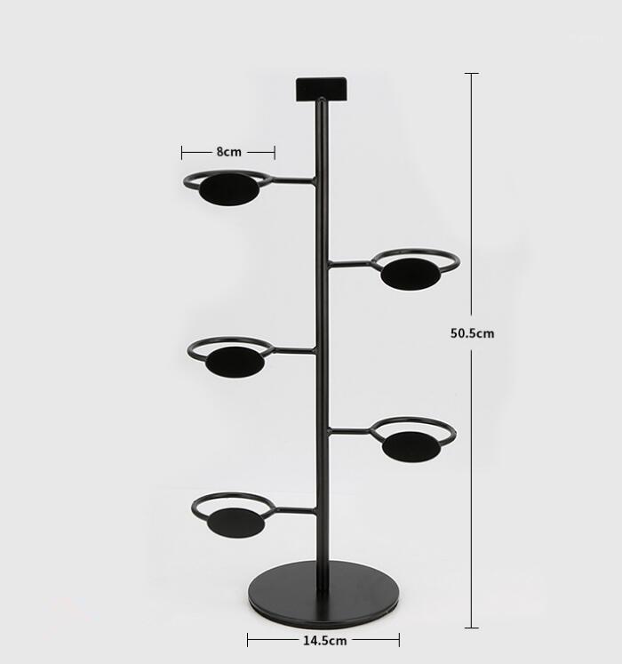 

Multifunction Metal Cup rack cola Drink Shop Ads Beverage Paper Plastic Cup Holder Table Stand Display Rack Display Shelves1