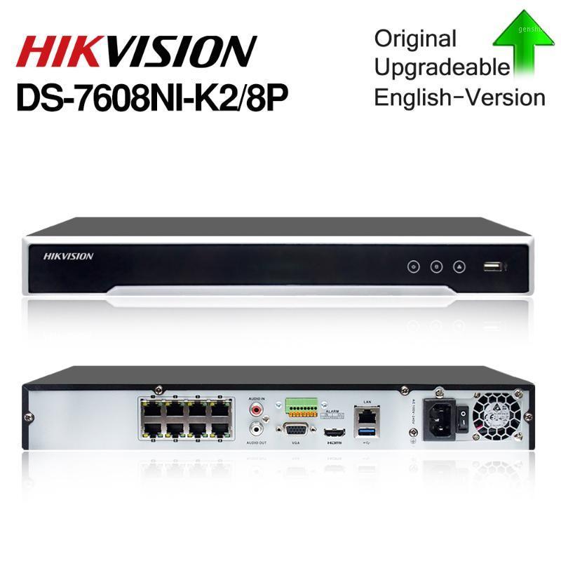 

Hikvision Original NVR DS-7608NI-K2/8P 8CH POE NVR 8MP 4K Record 2 SATA for POE Camera Security Network Video Recorder1