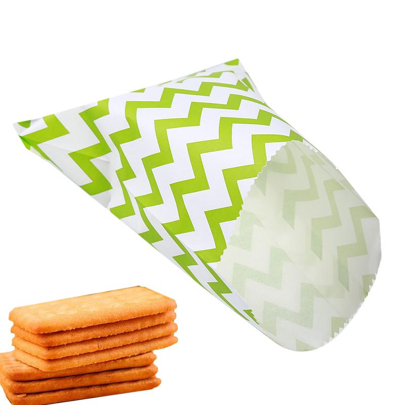 

25pcs Paper Bags Packaging Party Favors Best Gift Bags Chevron Treat Craft Paper Popcorn Safe For Guests