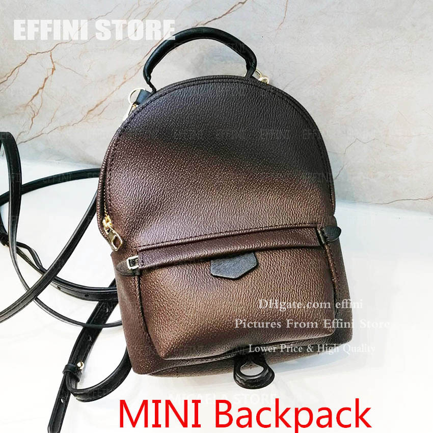 

Fashion Mini Backpack Women Presbyopic Genuine Leather Brown Printing Backpacks Lady Handbag Purse Children Back Pack Backbag M41560 M44873, Invoice only sell with bag