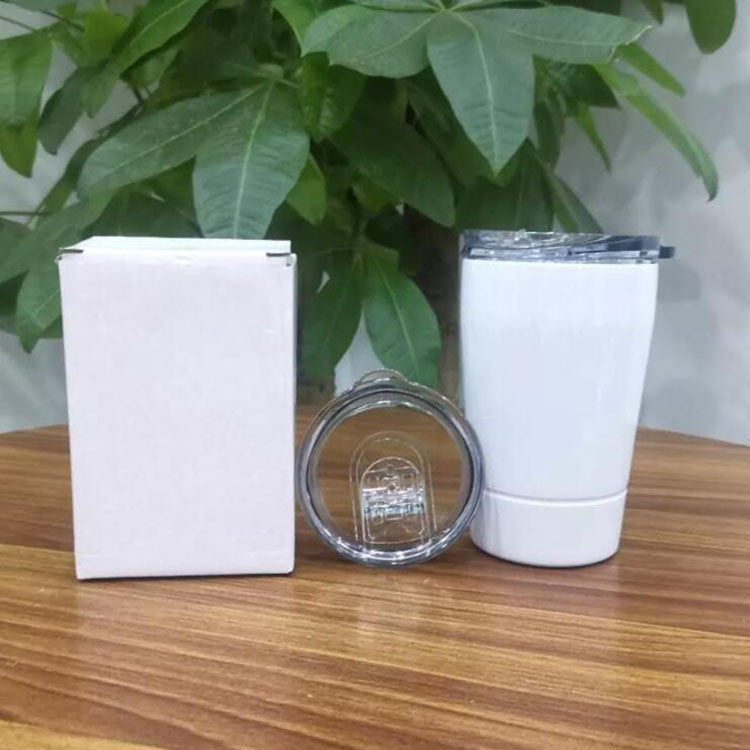 

DIY sublimation 8oz kids tumbler 304 Stainless Steel tumbler kid water bottle kids cups Wine Glasses, White