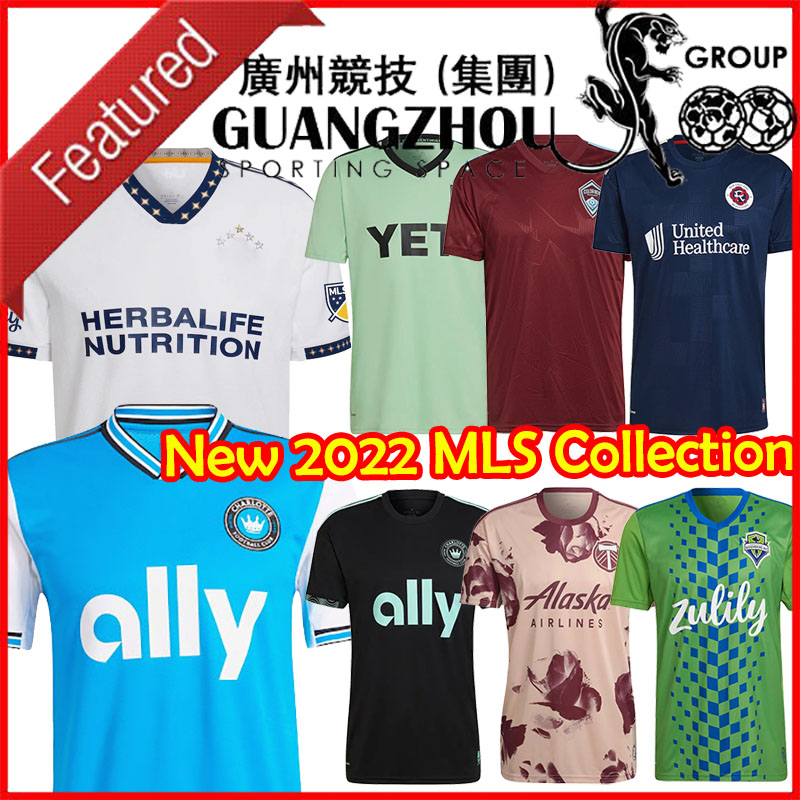 

2022 2023 MLS Soccer Jersey Charlotte FC Austin New York Red Los Angeles Colorado 22 23 Football Shirt Rapids Galaxy Revolution Portland Timbers Seattle Sounders, Home wc patch