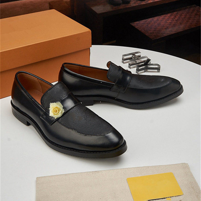 

High Quality Luxury Fashion Blue Silver Men Shoes Mocassin Homme Genuine Leather Casual Shoes Mens Formal Shoes Size 38-45, Box