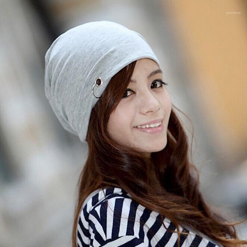 

Winter Skullies Fashion Beanies Pure Color Hats For Women Knitted Caps Warm Men's Hat Circle Button Multicolor Wholesale1, Black