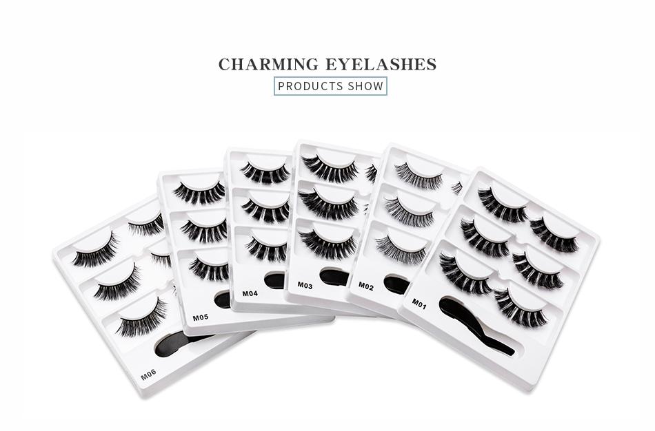 

SEXYSHEEP 3D mink false eyelashes natural extension mink eyelashes beauty makeup