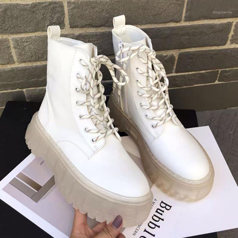 

Ankle Boots Women Platform Fashion Warm Winter Shoes Women Thick Bottom Office Ladies Leather Shoes Botas Mujer Invierno 20201, Black