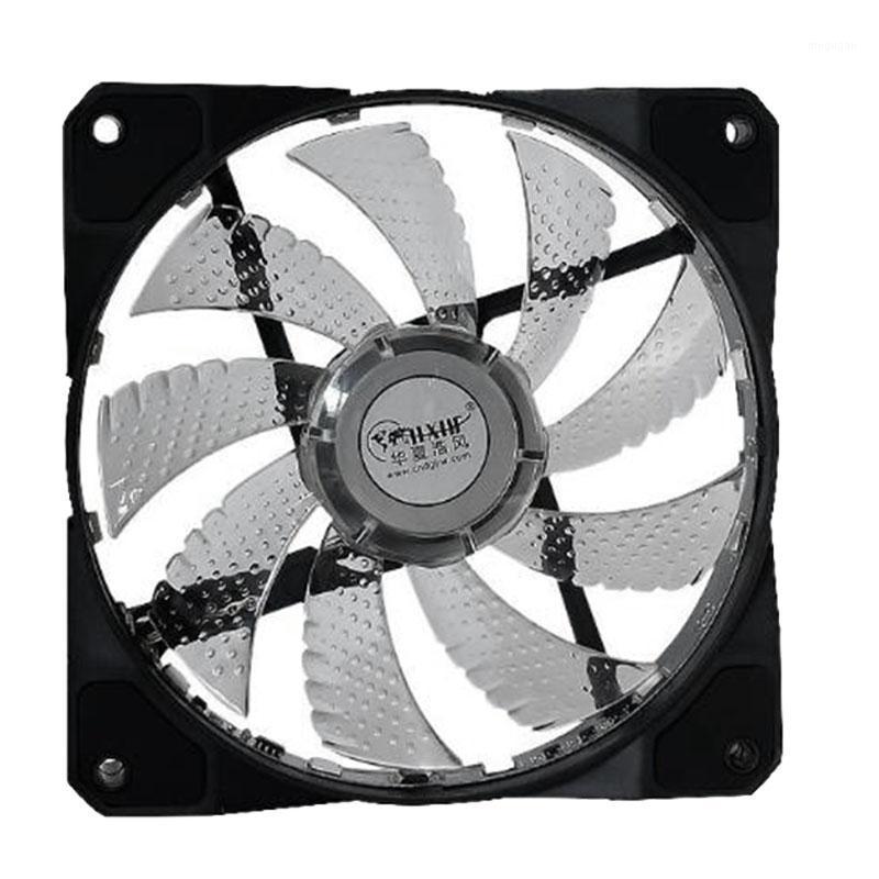 

HXHF Desktop Computer Silent Fan RGB Chassis Fan 12cm Colorful Bright Color RGB CPU Cooler1