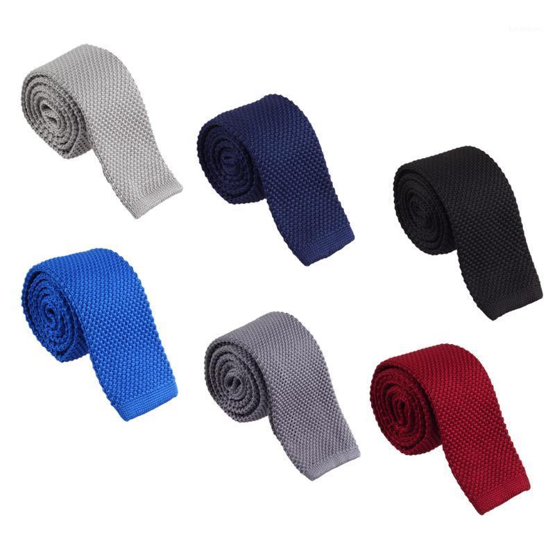 

High Quality Men's Fashion Tie Knit Knitted Tie Slim Woven Various Colours1