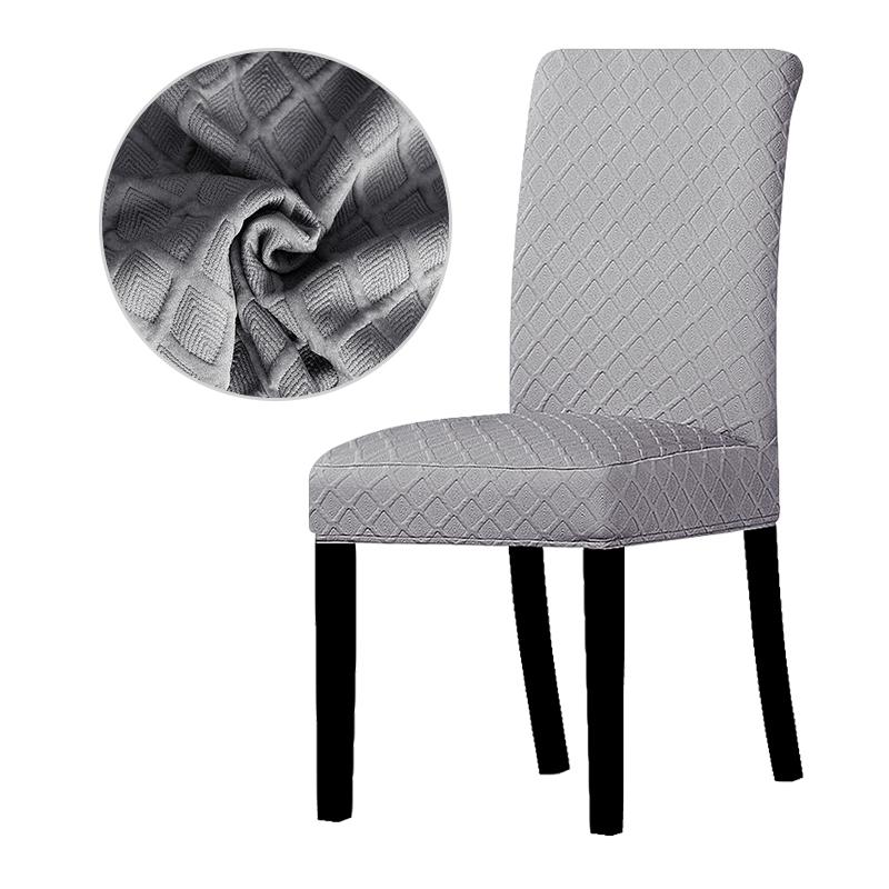 

Lellen Plaid Stretch Chair Cover Universal Size Pure Color Office Chair Cover For Banquet Hotel Home Hotel Dining Wedding