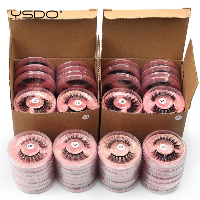 

wholesale eyelashes set bulk 3d mink lashes 4/20/50/100pcs natural long false eyelash extension fluffy volume faux cils eye lash