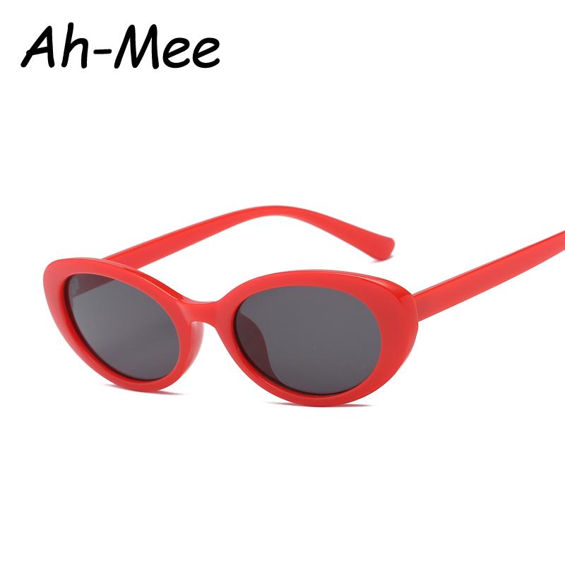 

Vintage Sunglasses Women Small Oval Sun Glasses Retro Ladies Sunglass Red Black Pink Color Lenses Cheap Eyewear Oculos