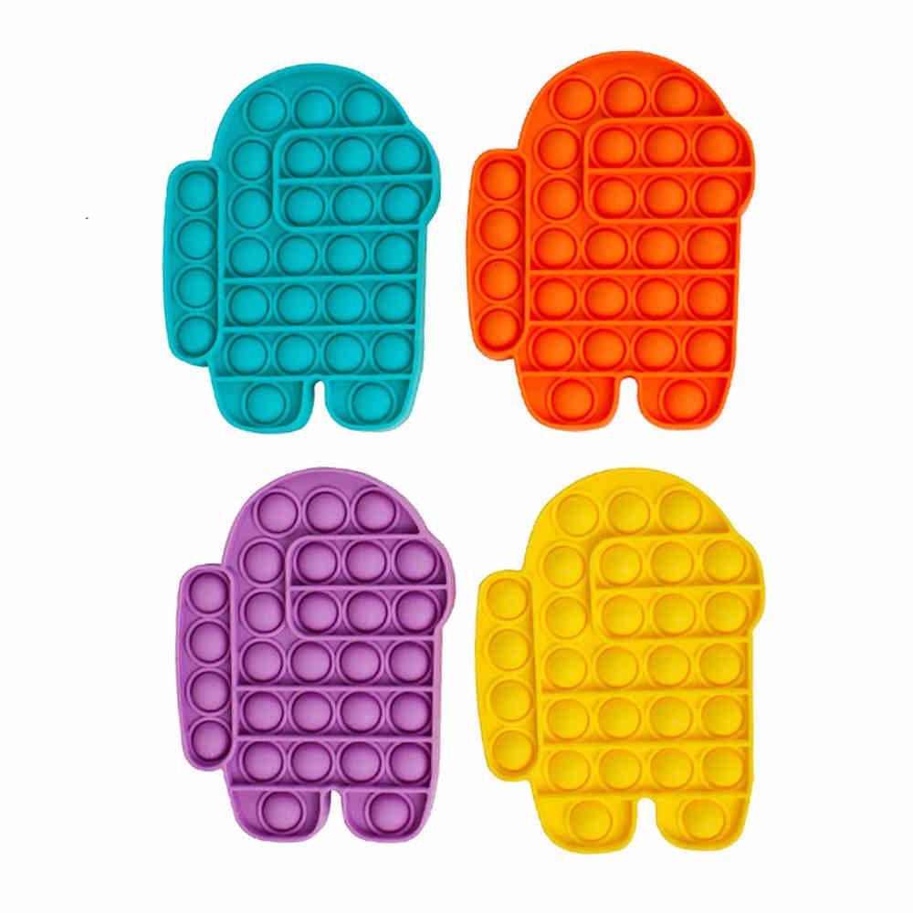 

Among US Pop It Fidget Toys Sensory Push Pop Bubble ensory Fidget Toy Autism Special Needs Stress Reliever Squeeze Sensory Toy Great for The