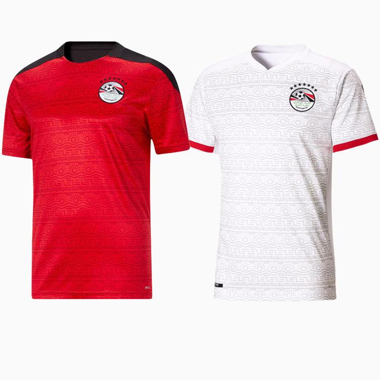 

2021 Egypt .SALAH Soccer Jerseys 10 SALAH Ivory Coast Ghana Morocco A. HEGAZI KAHRABA RAMADAN jersey 20 21 home away football shirts, Color 1