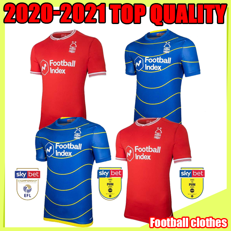 

20 21 Nottingham Forest football uniform lolley grabban 2020 2021 Watson cash football shirt Silva Ameobi Thai high quality football shirt, Black;yellow