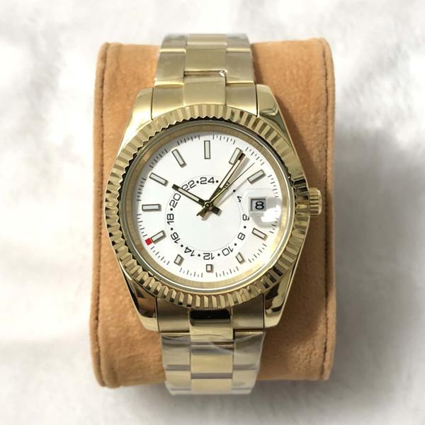 

Fashion SKY Mens Automatic Watch High Quality Automatic 2813 movement Watches Stainless Steel 42mm Luminous Waterproof Wristwatches Gifts, Fee