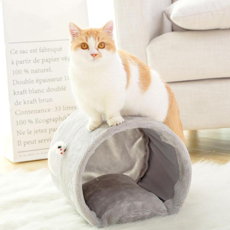 

Cute Tunnel Cat Scratch Board House Cat bed house Cats Scratcher Scratching Pad Post Interactive Play Toy For Pet Training1