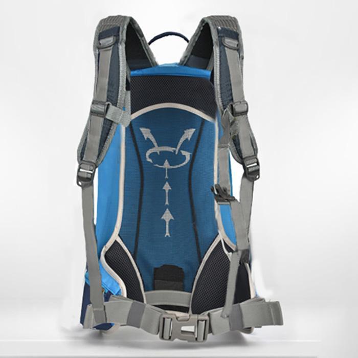 

30L 40L ultra lightweight professional mountaineering bag outdoor travel backpack suspension frame support A48391, Sapphire blue 30l