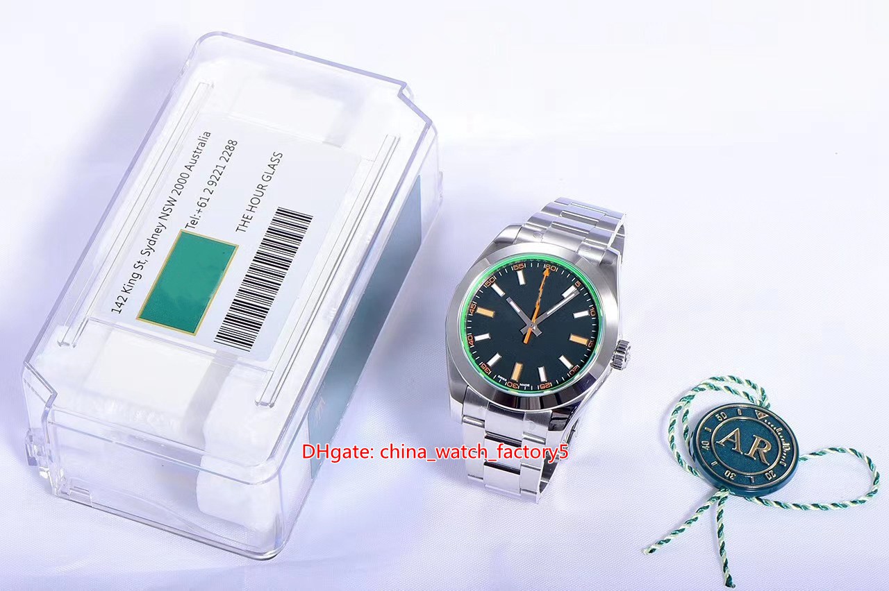 

ARF Maker Super Version Watch Top CAL.3131 Movement 40mm 116400 116400GV-0001 904 Steel Mechanical Automatic Mens Men's Watches With Box