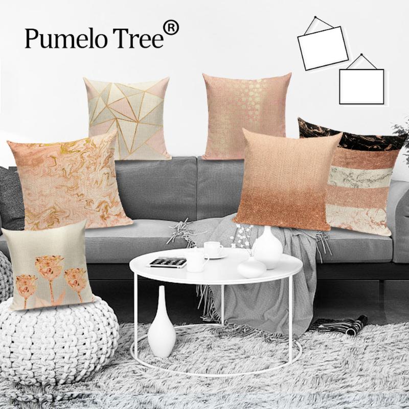 

Nordic Simple Cushion Cover Geometric Horse Throw Pillow Case Pink Home Decor Pillowcases Striped Cat Cushions Covers Dakimakura, L2175-15