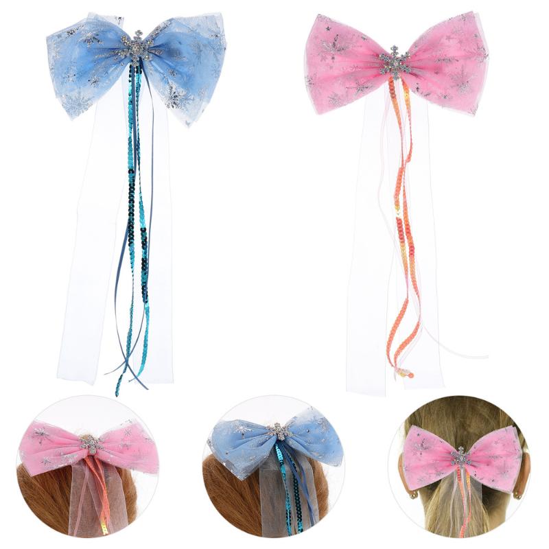 

2Pcs Hair Clips Christmas Lovely Pretty Hair Pins Barrettes Decoration Accessories Headwear for Women