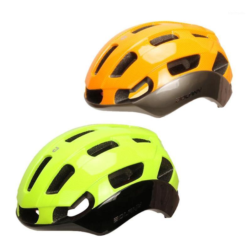 

Cycling Headgear Unisex Road Bike Helmet Portable Biking Headgear Road Mountain Helmets Safety Cap Biking Outdoor Cycling Helmet1, Green