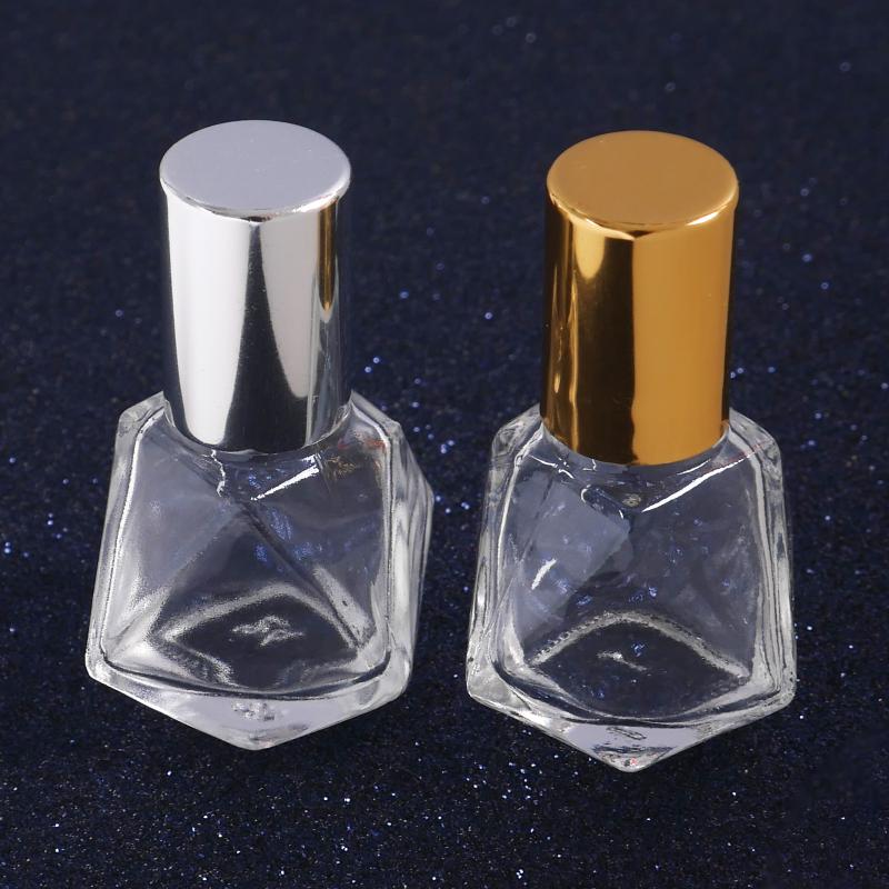 

2pcs Mini Glass Roller Bottles With Stainless Steel Roller Ball For Essential Oil Perfumes Women Makeup Tools Traver Accessories