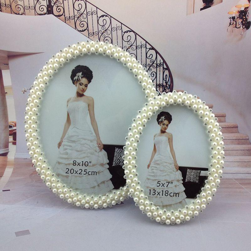 

Photo studio wedding photos Zhenzhen imitation bead photo frame decoration picture frame gift home decoration