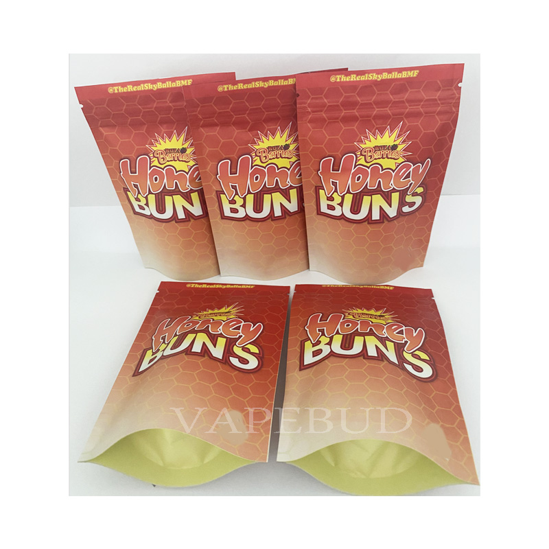 

customised package bag honey bun mylar bags 3.5 packaging JOKES UP runtz balla berries zaza gas house smell proof bags 3.5