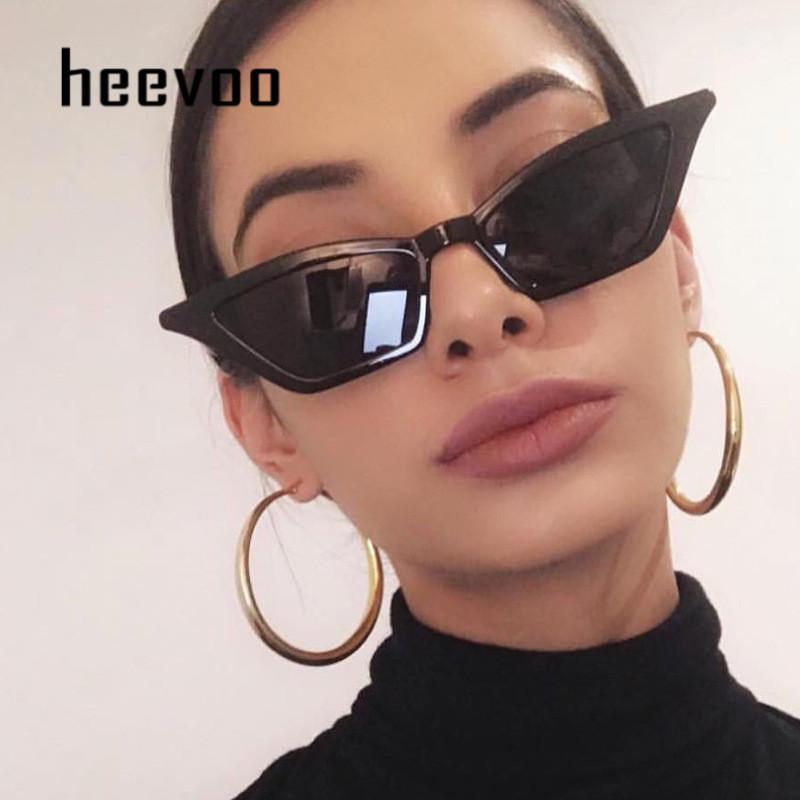 

Vintage Sunglasses Women Cat Eye Designer Sun Glasses Retro Small Red Ladies Sunglass Black Eyewear Female Shades1