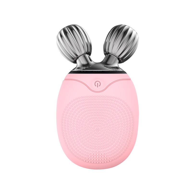 

luxurious Designer face cleaning brush Face-lift massage roller silicone facial cleanser brush face Exfoliating beauty instrument