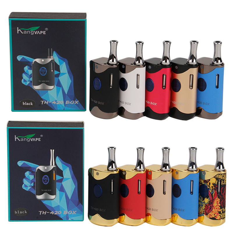 

100% Original Kangvape TH-420 II Starter Kit 650mAh Battery Box Mod 0.5ml Ceramic Coil Cartridge Authentic E Cigarette, Th420 mix(please remark)