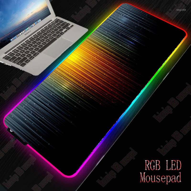 

XGZ Abstract Gaming RGB Large Mouse Pad Gamer Big Mouse Mat Computer Mousepad Led Backlight XXL Mause Pad Keyboard Desk Mat1