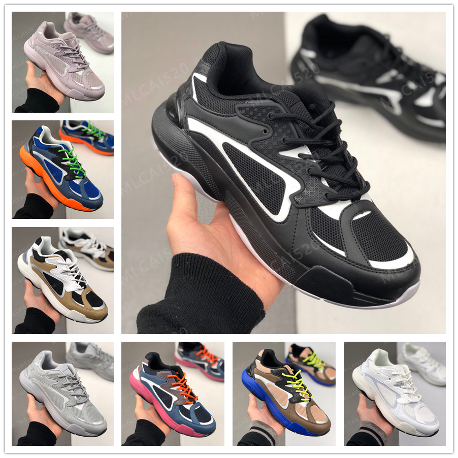 

19ss Oblique Homme B24 Sneaker Casual Shoes Classic reflective mesh Leather Low Top Obliques Printing Technical sneakers, Others