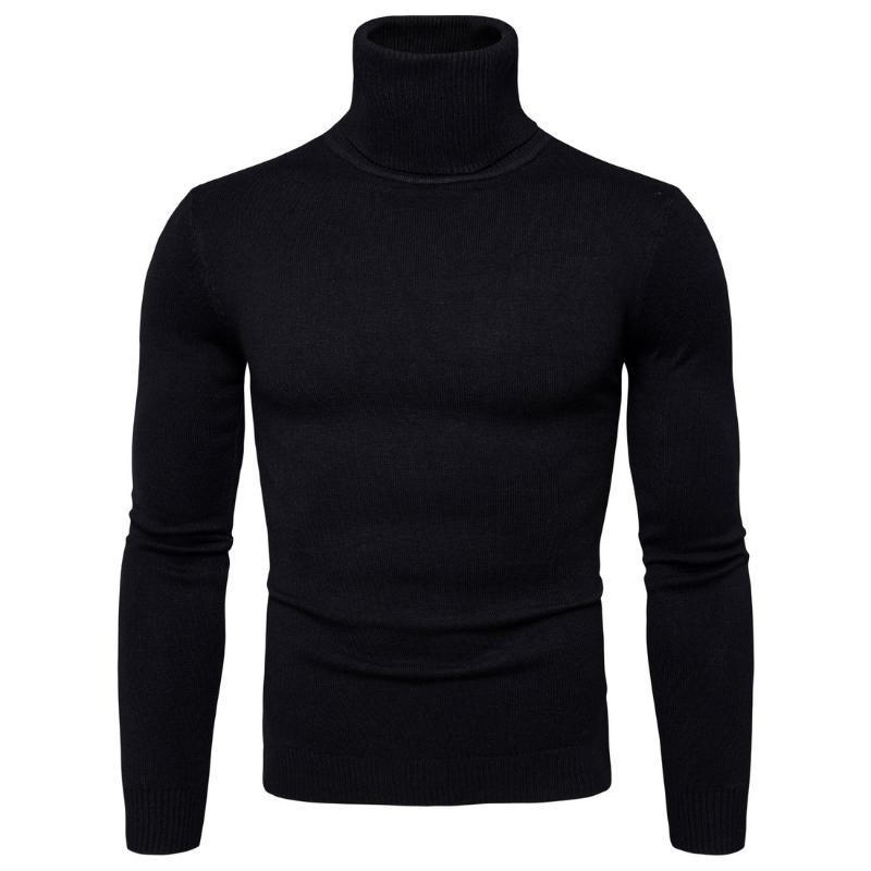 

Popular Fashion Mens Women Solid Sweater Turtleneck for Winner Sweater Men Clothes Cashmere Men 2021, Drak grey