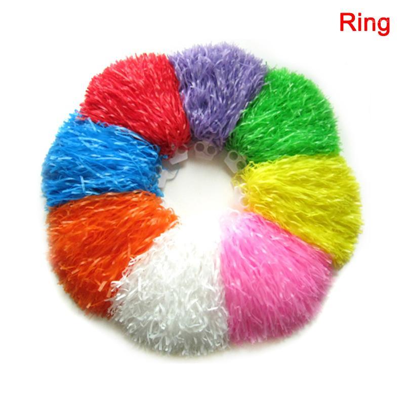 

2pcs Girls Cheerleader Pom Poms Cheerleading Cheer Dance Party Club Decor ZJ551
