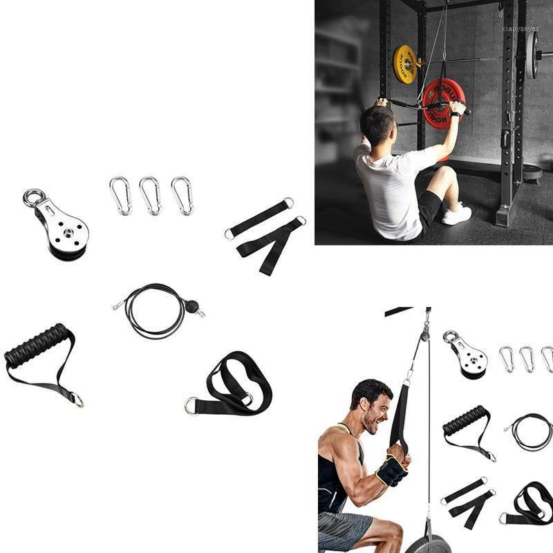 

Cable Pulley, Tricep Pulley System for Arm Strength Training,DIY Pulley Cable Attachment, for Home Gym1