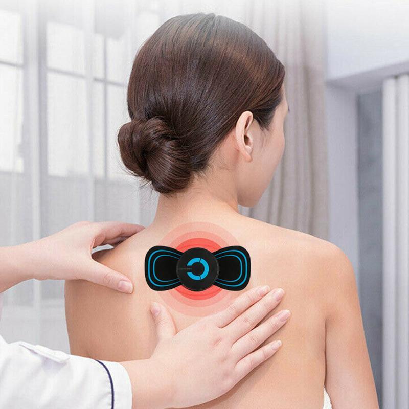 

Portable Mini Electric Neck Back Body Massager Cervical Massage Stimulator Pain Relief Massage Patch with USB Charging Cable1