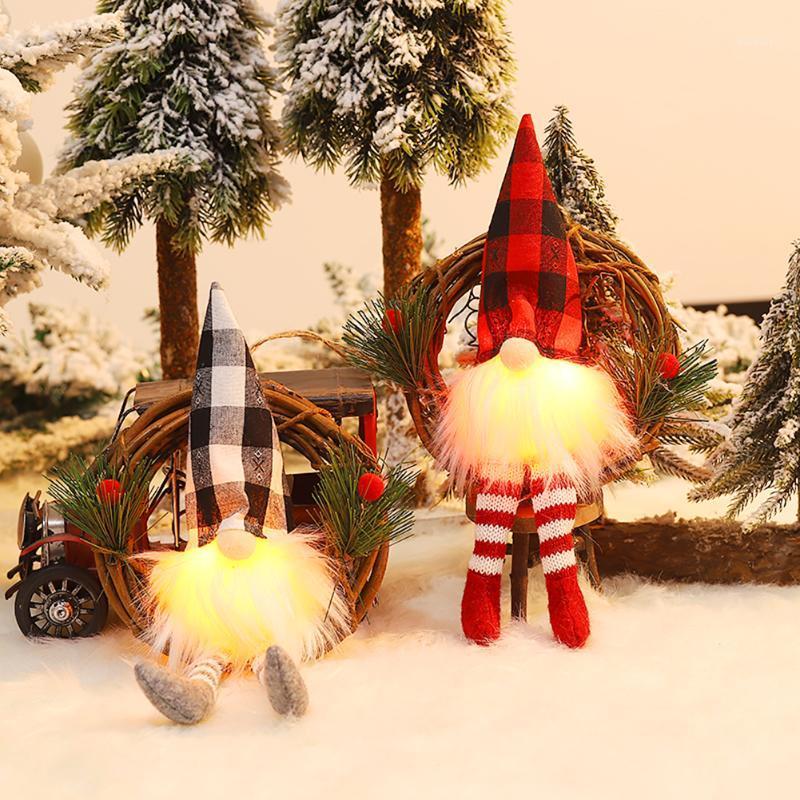 

Party Home Decoration Supplies Gift LED Christmas Home Doll Pendants Sitting Rattan Hanging Ornament for Kids Gift1