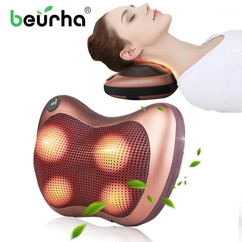 

Electric Neck Massager Back Shoulder Cervical Shiatsu Massage Pillow Cushion Body Massager Pain Relief Home Relaxation Car Home1