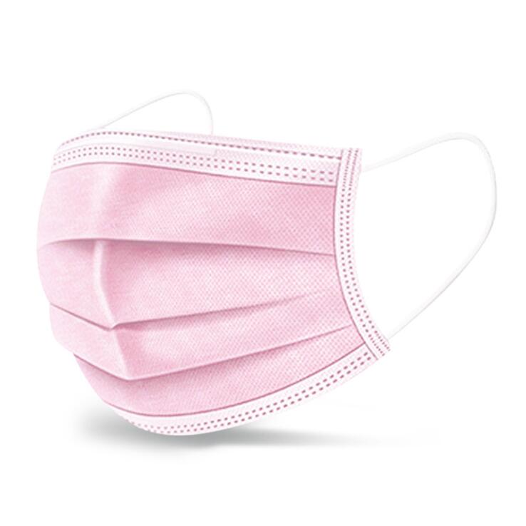 

DHL UPS Free Shipping Disposable Mask Black Pink White White Band Elastic Earrings Packaging Box 3 Layers Breathable Dustproof Air Pollution