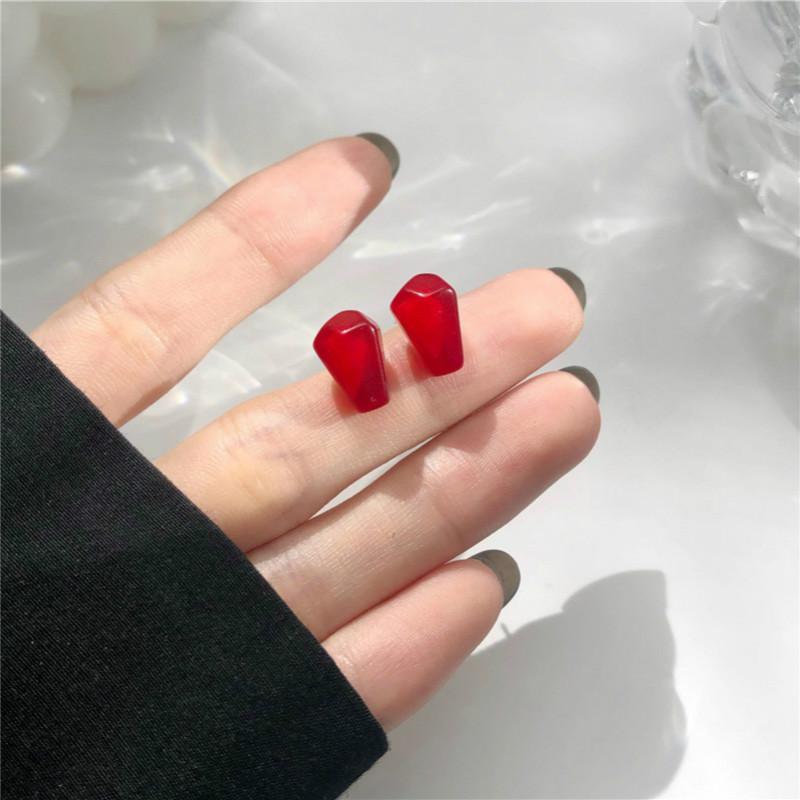 

Stud Earring Women Pomegranate Earrings Woman Pendant Jewelry Charms Ladies Fashion Sweet Gold Color Cute Trendy Metal Brincos