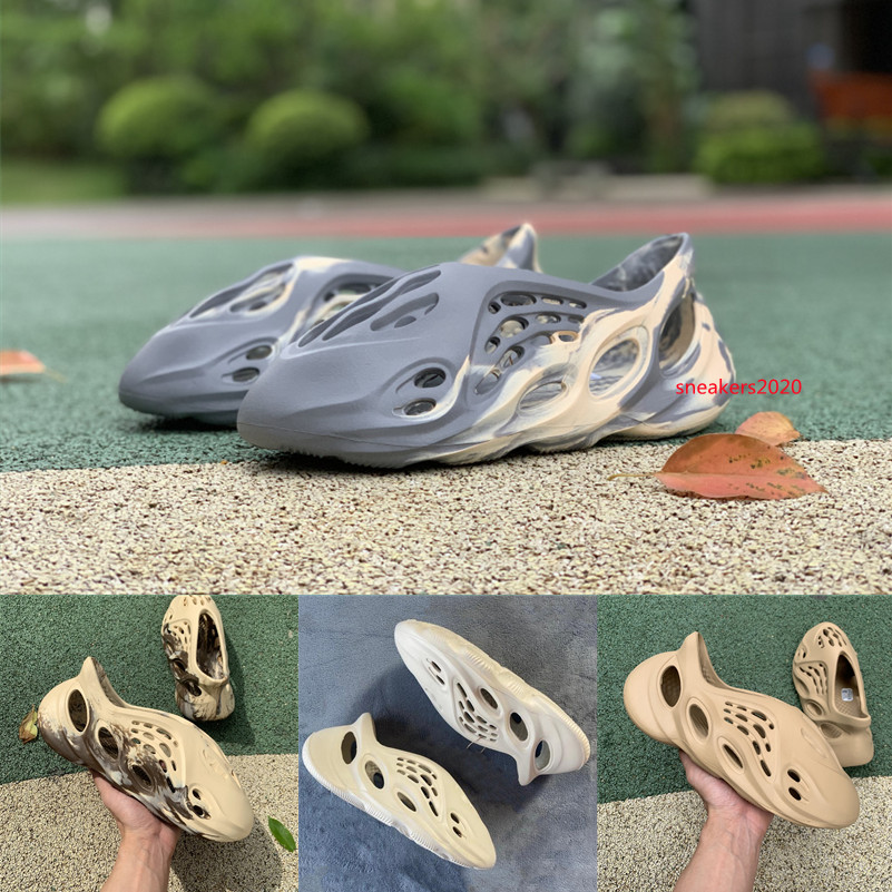 

Slides Slippers Sandals men women bone resin desert Sandal Sand Earth Brown mx cream clay White Pure Core Enflame Orange Foam Runner Slide outdoor Slipper, Customize