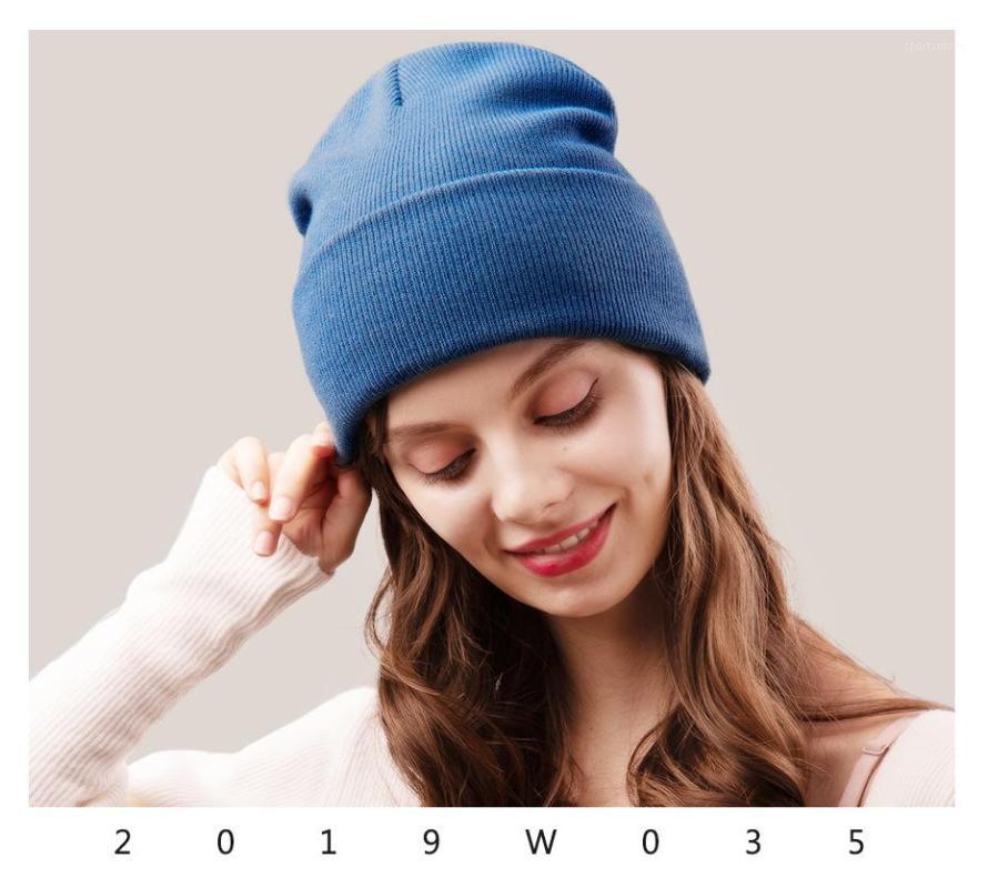 

Beanie Hat for Women Men Winter Hat Knitted Autumn Skullies Unisex Ladies Warm Bonnet Cap Korean Black Red Cap1, White