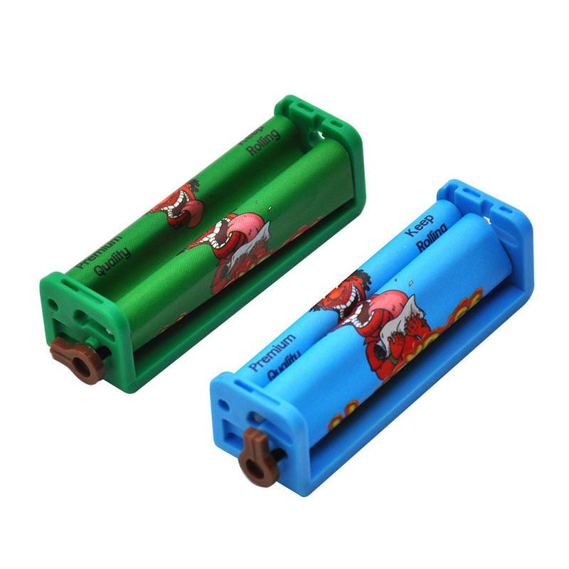 

New Plastic Manual Tobacco Rolling Machine Hand Tobacco Roller For 78mm adjustable colour cloth cigarette roller Smoking Grinder