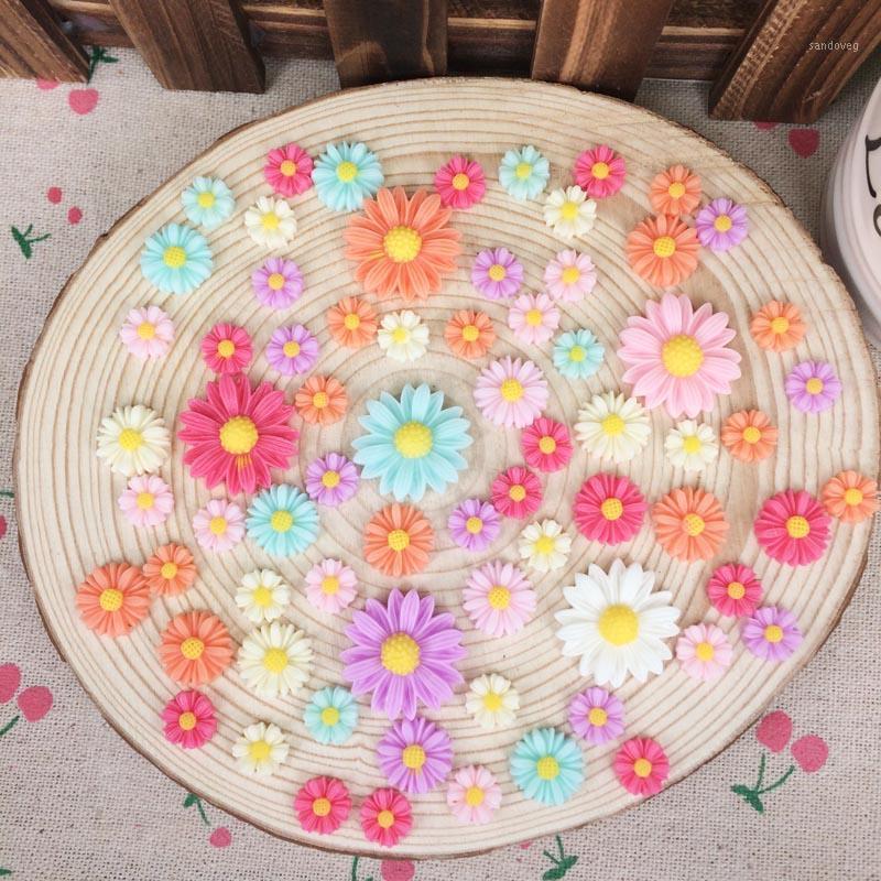 

Flatback Flat Back Resin Flower Cabochon Kawaii DIY Resin Craft Decoration Artificial Flower Scrapbooking Embellishment Charm1