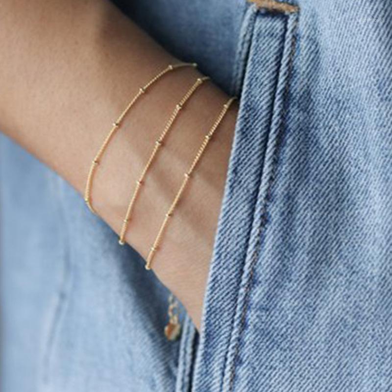 

Bangles Beads Bracelets Women Multilayer Jewellery Bracelet Jewelry Fashion Unisex Sweet Classic Gold Color Zinc Alloy Armband1