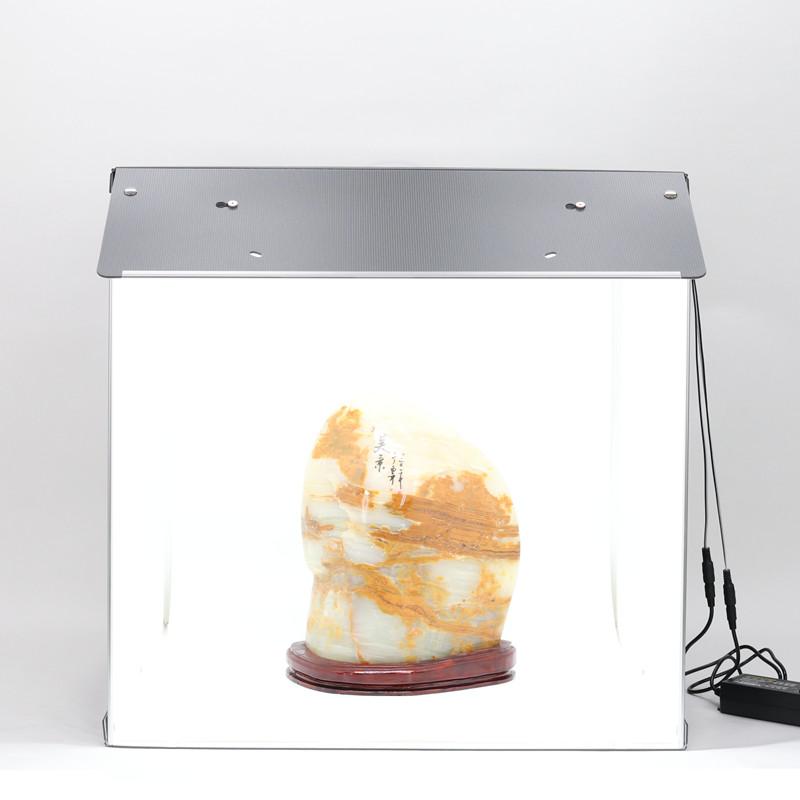 

New SANOTO 56cm Photo Studio Box Photography Backdrop portable Softbox 2 Panel LED Light Photo Box fold Studio Soft