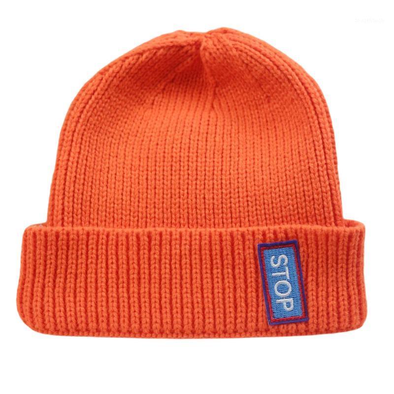 

Womens Ladies Plain Short Beanie Ribbed Hat with Texts Warm Winter Knitted Toque for Men Orange Black Blue Lavender1